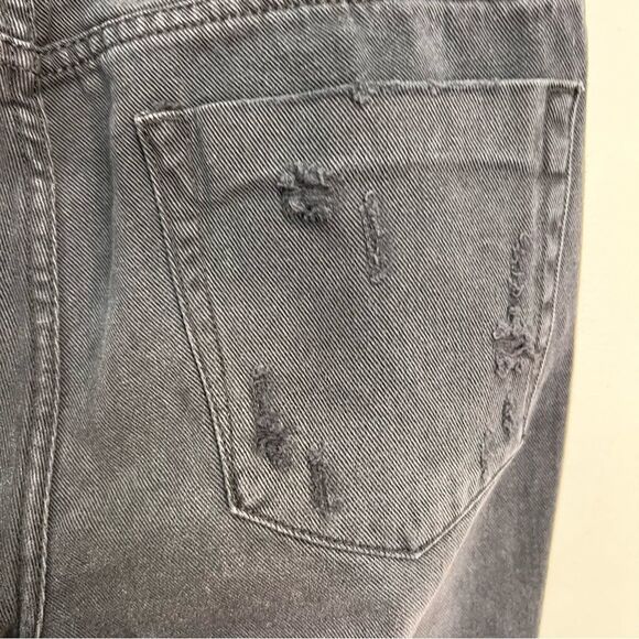 One Teaspoon Grey Black High Waist Freebird Skinny Jeans Size 31 - Picture 9 of 16